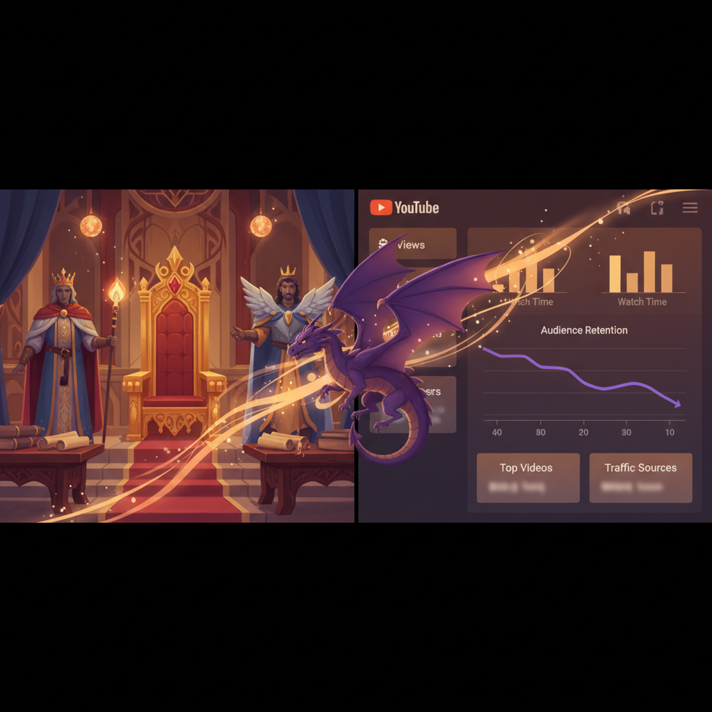 Brittany Broski's Royal Court: How a Medieval Talk Show Format Drives Retention and Repeat Views