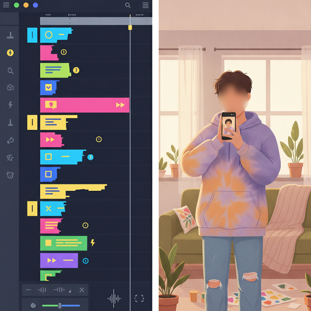 Emma Chamberlain's Jump Cut Vocabulary: How Lo-Fi Editing Became a Gen Z Template
