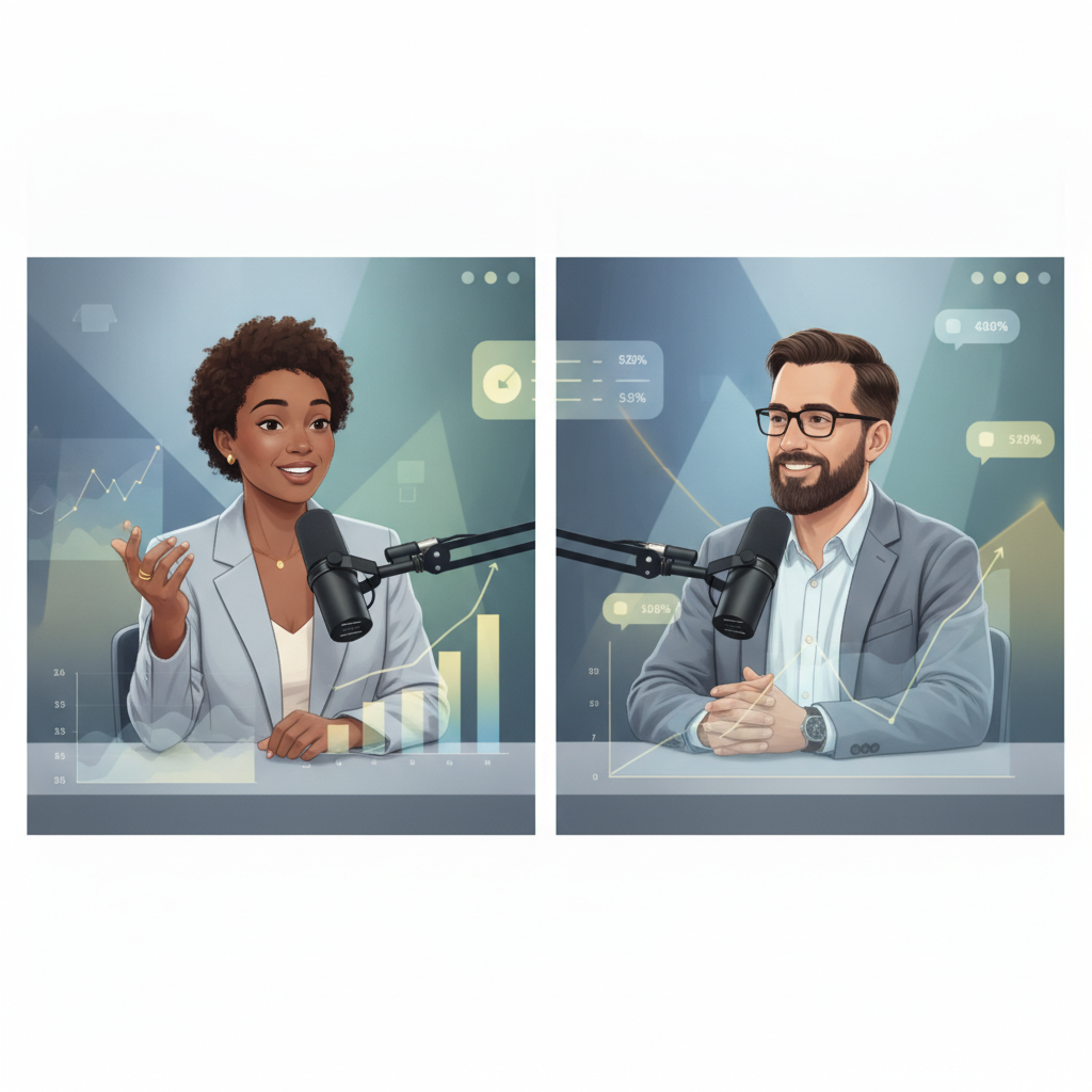 Graham Stephan's Finance Format: How Split-Screen Conversations and Visual Tables Drive 6.6M Subscribers